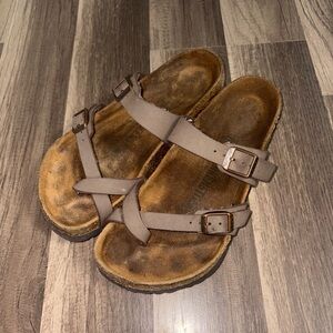 Birkenstock Brown Leather Sandals